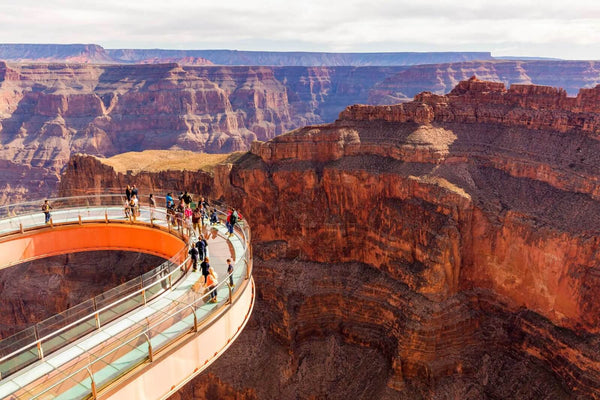 Grand Canyon West Rim Bus Tour & Hoover Dam Photo Stop with Optional Skywalk